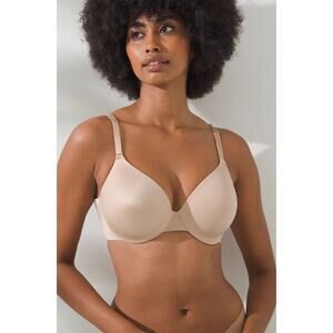 Soma Women's Size 38DDD Beige Vanishing Back Full Coverage Underwire Bra